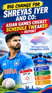 Asian Games 2026: Shreyas Iyer &